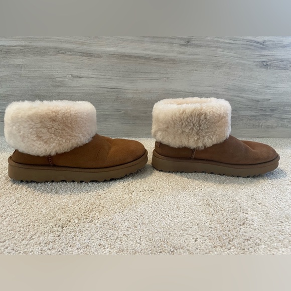 UGG Shoes Ugg Rolled Down Chestnut Boot Size 6 Poshmark